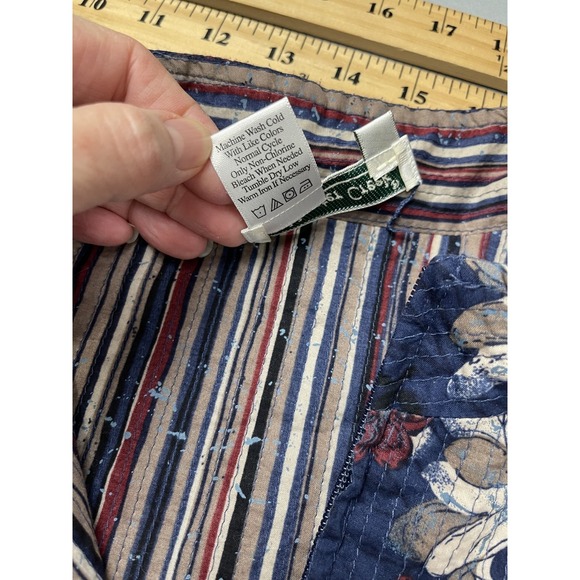 Coldwater Creek Womens 2X Floral Quilted Cotton Lightweight Jacket - Picture 7 of 9